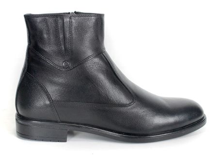 Matteo Bellori – Men's Formal Ankle Boots in Black Genuine Leather