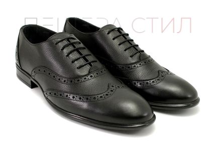Мъжки официални обувки в черно 554 CH