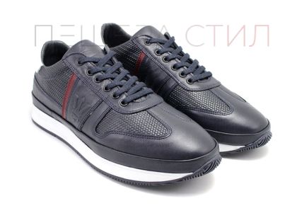 Мъжки спортни обувки в тъмно синьо 917 SN