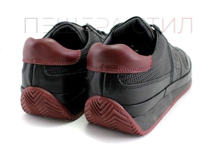 Мъжки обувки от естествена кожа в черно 1963 CH