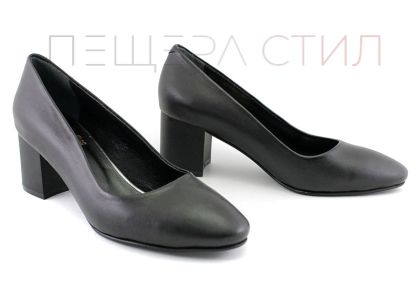 Дамски официални обувки в черно, модел Лада.