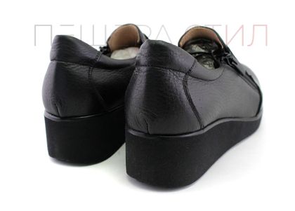 Дамски ежедневни обувки к два ципа в черно - Модел Зарина.