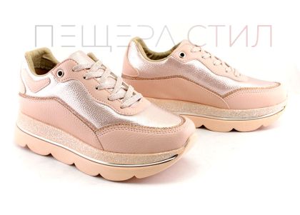 Дамски маратонки в розово  -  Модел Елин.