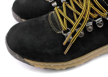 Мъжки зимни обувки с връзки в черно - Модел Марсело.