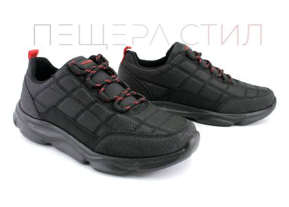 Мъжки маратонки в черно, модел 1310CH.