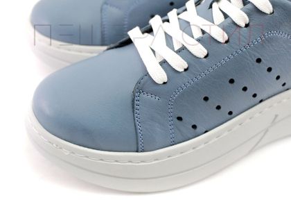 Дамски спортни, пролетно летни обувки в син деним -  Модел Паола.