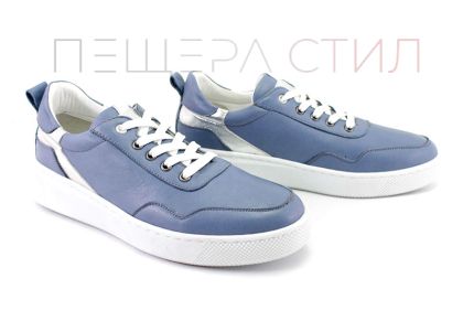 Дамски спортни обувки в синьо -  Модел Теона.