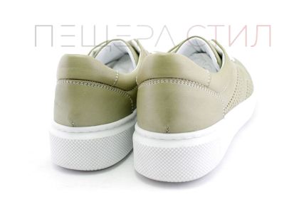 Дамски спортни обувки в грахово зелено -  Модел Тара.