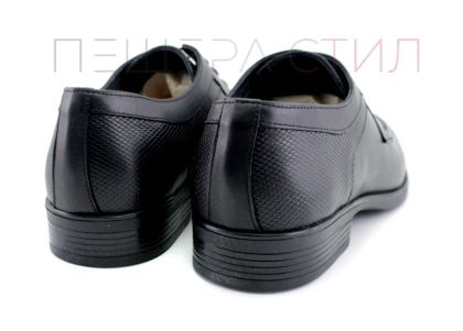 Мъжки официални обувки в черно, модел Тото