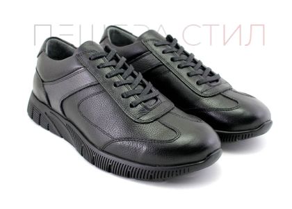 Мъжки обувки в черно- Модел Янис