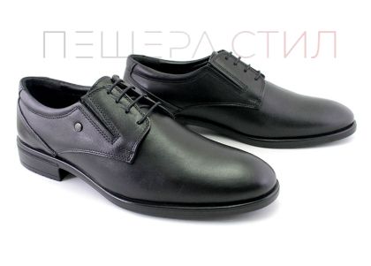 Мъжки официални обувки в черно, модел Конрадо