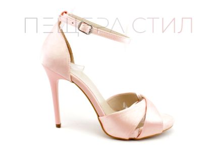 Дамски, официални сандали в розово - Модел Гардения