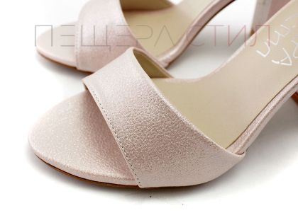 Дамски, официални сандали в розово - Модел Веда