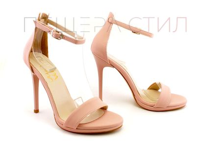 Дамски, официални сандали в розово - Модел Азалия