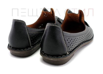 Дамски, ежедневни обувки от естествена кожа в черно, модел  Албиция