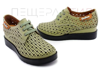 Pantofi de vara dama in verde - Model Lucille