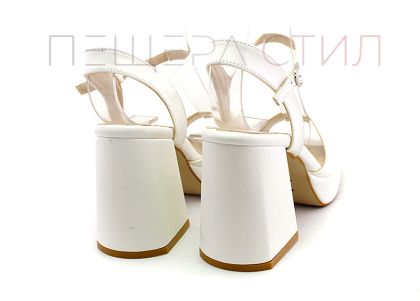 Дамски сандали на висок ток и платформа - Модел Раиса