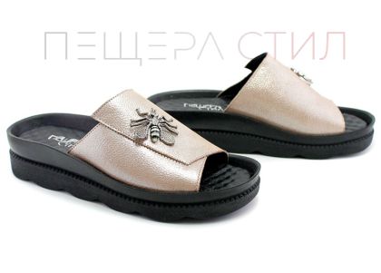Дамски чехли в цвят "визон" - Модел Палада