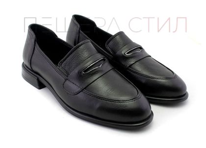 Дамски ежедневни обувки без връзки в черно - Модел Рената