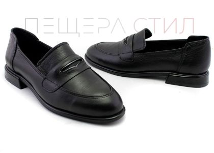 Дамски ежедневни обувки без връзки в черно - Модел Рената