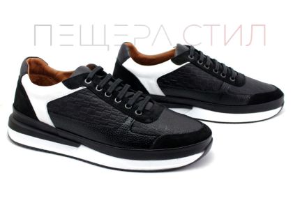 Pantofi pentru bărbați în negru - Model Franco.