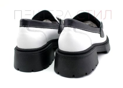 Дамски обувки в бяло и черно - Модел Бонита.