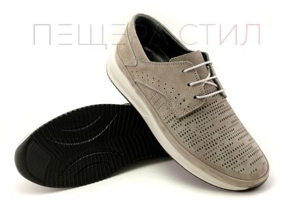 Мъжки, ежедневни обувки в сив цвят - Модел Робърт.