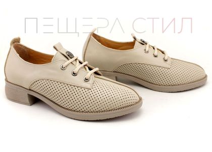 Pantofi casual dama in bej - Model Evlogia.