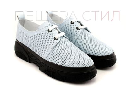 Дамски, ежедневни обувки в светло синьо - Модел Еделвайс.
