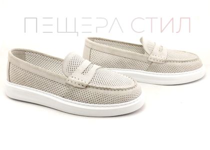 Pantofi casual dama alb - Model Manuela.