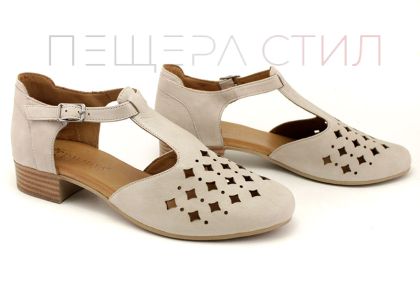 Дамски, ежедневни сандали в сиво - Модел Палмия.
