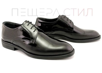 Pantofi formali barbatesti in negru, model Blagovest.