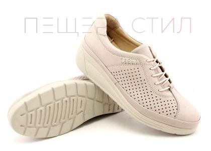 Дамски летни обувки в каменно сив цвят модел Изолда.
