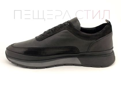 Мъжки, ежедневни обувки в черно - Модел Максим.