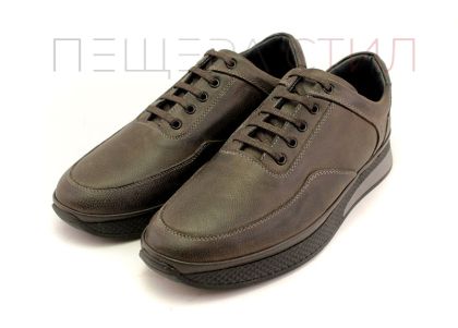 Мъжки, ежедневни обувки в сиво - Модел Мануел.