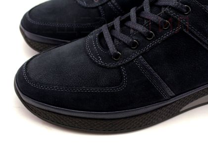 Мъжки, ежедневни обувки в тъмно синьо - Модел Бернардо.