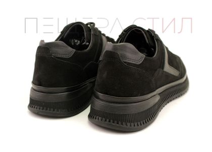 Мъжки, ежедневни обувки в черно - Модел Ноа.