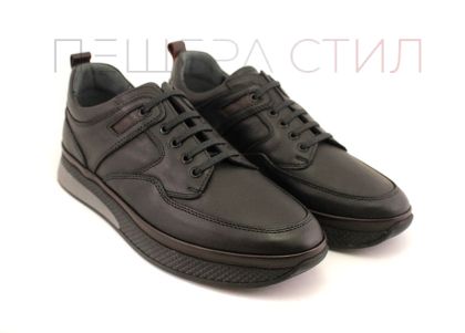 Мъжки, ежедневни обувки в черно - Модел Анхел.