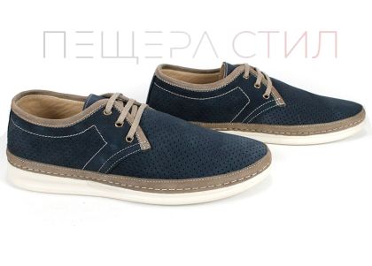 Мъжки обувки Philip Navy – страничен изглед