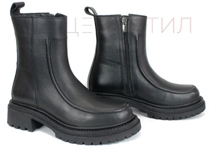 Дамски боти Luce Velluto – черна естествена кожа