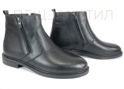 Мъжки официални боти от естествена кожа – модел Nero Classico