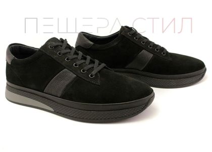 Преоценени мъжки, ежедневни обувки в черно - Модел Максим.