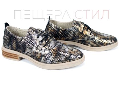 дамски летни обувки естествена кожа перфорация