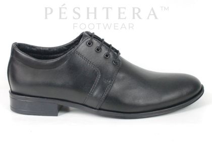 Мъжки официални обувки Elegant Step от естествена кожа в черен цвят