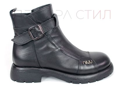 Noir Stella – дамски зимни боти от естествена кожа с топла подплата