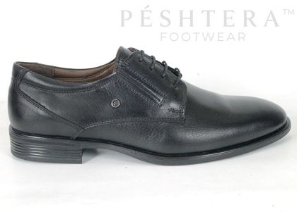 Matteo Ferri men's formal shoes in black genuine leather