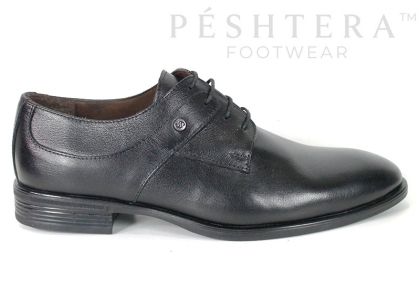 Adriano Morelli men's formal shoes in black genuine leather