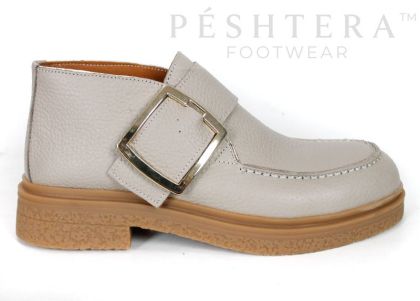 Claudia Venturi – Women’s Genuine Leather Boots in Taupe