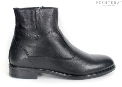 Matteo Bellori – Men's Formal Ankle Boots in Black Genuine Leather