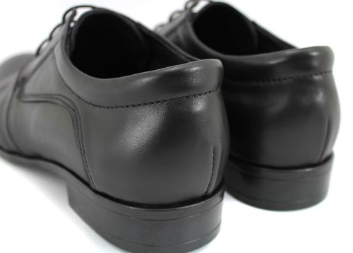 Pantofi eleganti barbati din piele naturală negru Y 7690 CH